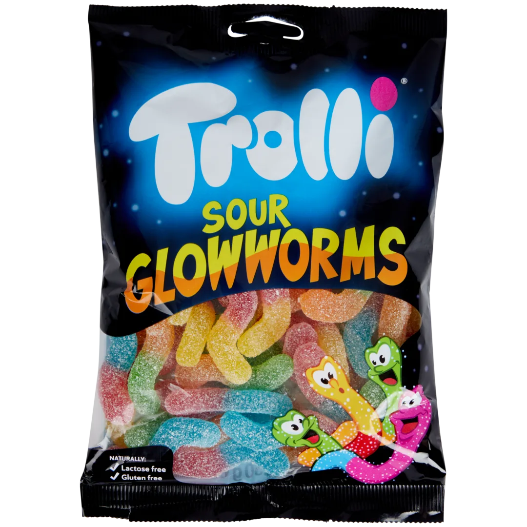 Trolli sour glowworms